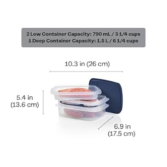 Tupperware fridge stackable - Picture 2 of 3
